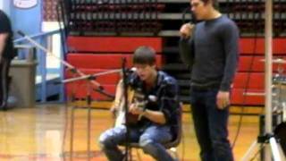 Dustin \u0026 Jacob singing ACHS Talent Show.