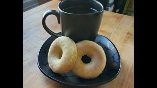 Keto Sour Cream Glazed Donuts (Baked)