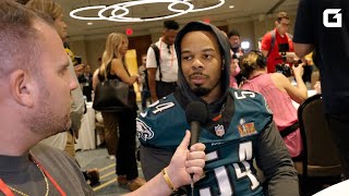 Eagles Jeremiah Trotter Jr. | Super Bowl LIX | FULL INTERVIEW