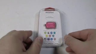 Photofast CR-8800 iOS Card Reader Unboxing Review