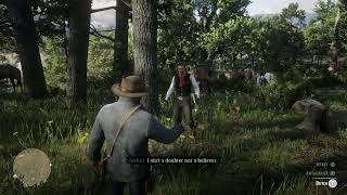 Arthur's Cajun Accent Really Came Out Here! - Red Dead Redemption 2