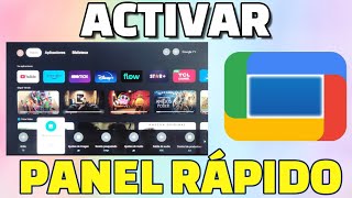 Cómo activar panel de control rápido en Google TV TCL Agregar funciones importantes Smart TV Google