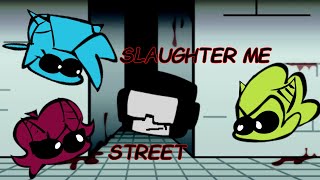 Slaughter Me Street but Boyfriend, Girlfriend, Pico and Tankman sings it