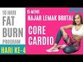 Cara kurus & bakar lemak untuk pemula dengan Cardio | Turun BB 5kg dalam 2 Minggu | Hari Ke-4