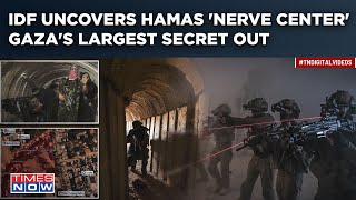 IDF Uncovers Biggest Hamas Command Center| Gaza's Largest Secret Unveiled| Eye-Opening Video Viral