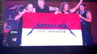 [HD] - Metallica Live in Jakarta "Nothing Else Matter + Enter Sandman" August 25 2013