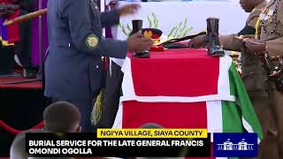 Burial Service for the Late General Francis Omondi Ogolla, Ng'iya Village, Siaya County.