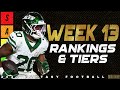 Week 13 Running Back Rankings - 2024 Fantasy Football