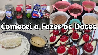 Comecei a Fazer os Doces da Festa