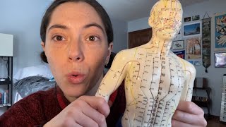 ASMR Massaging The Acupuncture Doll