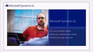 Microsoft Dynamics SL meets your specific needs