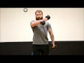 Dumbbell Chest Cross Over