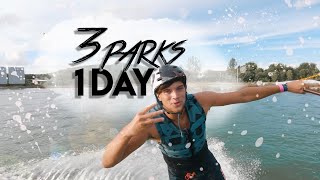 3 WAKEPARKS IN 1 DAY! Wakeboarding and flow riding in Phuket, Thailand | The Peacock Brothers