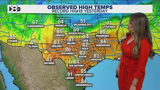 DFW Weather: Nearly a dozen Texas cities break heat records