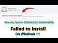Fix 2026-06 Security Update (KB5094126) (26200.8655) Failed to install On Windows 11