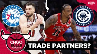 Latest Chicago Bulls buzz ties Zach LaVine to 76ers, DeMar DeRozan to Clippers | CHGO Bulls Podcast
