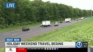 Memorial Day weekend travel begins with peak traffic expected through Thursday evening