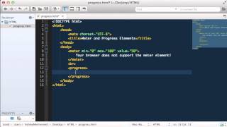 Meter and Progress Elements in HTML5 | HTML Tutorials