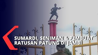 Berkenalan dengan Seniman yang Ciptakan Ratusan Patung di Kota Jambi