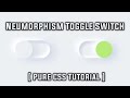 Neumorphism Toggle Switch || HTML5 & CSS3 || Full Tutorial