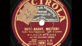 Wilhelm Strienz - Gute Nacht, Mutter!