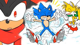 Shadow's 'Snow Angel' Story Shocked Tails! | Sonic Comic Dub