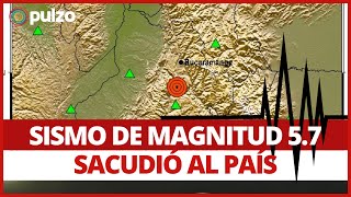Temblor de 5.7 se sintió en Bogotá y otras ciudades del país | Pulzo