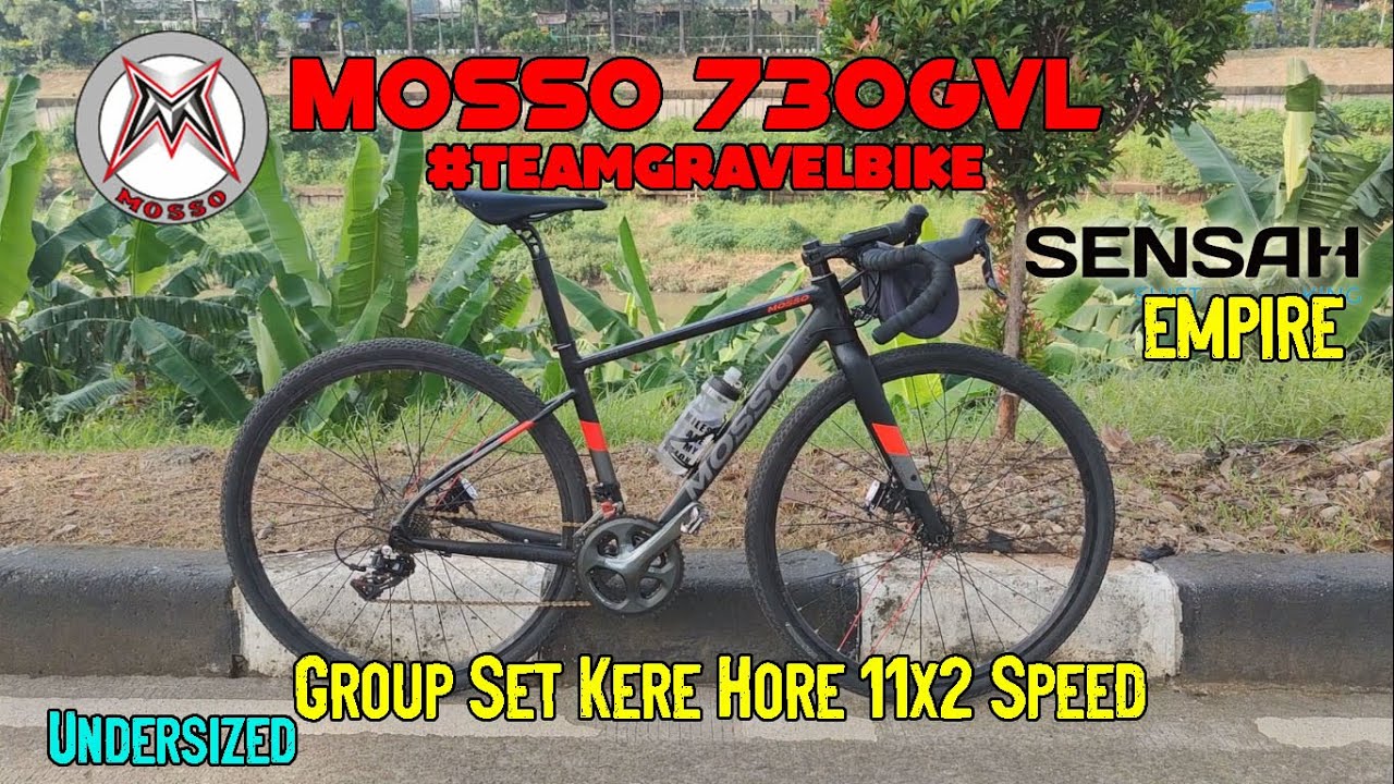 Gravel Bike Mosso 730 GVL With Sensah Empire Medium Cage RD - YouTube