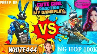 WHITE 444 VS NG HOP | With Cute girl reaction - THE MOST DANGEROUS ROOM