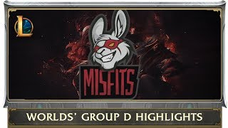 LoL Worlds 2017 | Misfits BEST Highlights of Group D