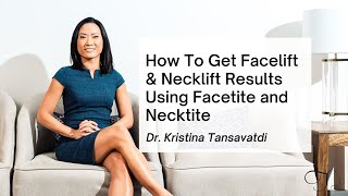 Dr. Tansavatdi Demonstrates How To Get Facelift and Necklift Results using Facetite Inmode