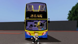 Roblox 101 city 自創路線 112X 往紅隧轉車站 用車：CTB 8900 PX3555 雞車