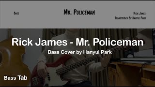 입문자를 위한  베이스 연습곡 Rick James - Mr.Policeman 셔플 스타일 베이스 커버