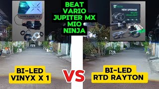 TES BI-LED harga murah  VINYX vs RTD RAYTON