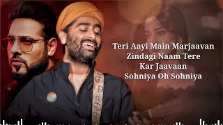 teri aayi main mar jawan (Lyrical Video) Arijit Singh Ft. Badshah | new hindi love song 2024