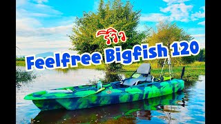 รีวิวเรือคายัคตกปลา Feelfree Big fish 120  ใหญ่..เสถียร..พายสนุก!!@feelfreethailand2658 @NichadaShop