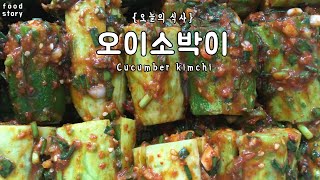 [eng]  아삭아삭 오이소박이/오이김치/Cucumber kimchi/Cucumber