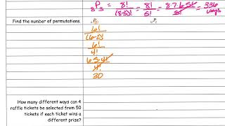 Unit 11.1B Permutations