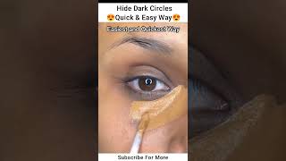 How to hide dark circles #shorts #makeup #youtubeshorts  - The Makeover Machine