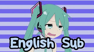 【LamazeP ft. Hatsune Miku】 I Won't Work! (やだ働かない) - English Subbed