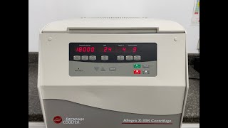 Beckman Coulter Allegra X-30R Refrigerated Centrifuge