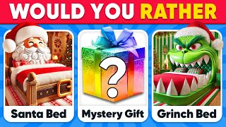 Would You Rather…? CHRISTMAS Edition 🎅🎄 MYSTERY Gift 🎁 Daily Quiz