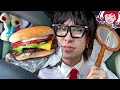 Trying Wendy's Krabby Patty meal!