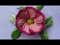 beautiful flower design using safety pin 🧷 latest hand embroidery design