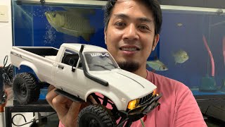 WPL C24 rock crawler rc toy | unboxing and 1st run (tagalog)