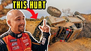 INSANE TROPHY TRUCK WRECK + FULL RACE DAY DOCUMENTARY