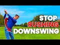 GOLF DOWNSWING - How to Stop RUSHING Your Downswing Drills with Danny Maude