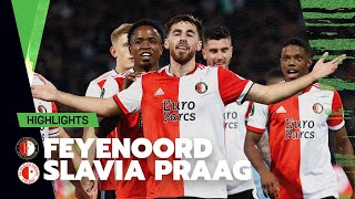 Our first group stage game at home 😍 | Highlights Feyenoord - Slavia Praag | Conference League
