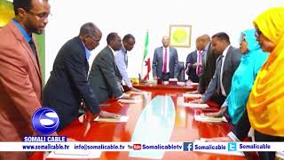 Gudoomiyaha Maxkamada Sare Ee Somaliland Oo Dhaariyay Xubno Kamida Golaha Wasiirada Ee Xukumada Iyo