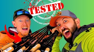 Testing ALL NEW Monsterbass Fishing Rods!